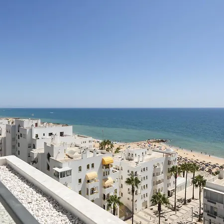 Terracos De -luxury Duplex Penthouse 3br View, 50m From Διαμέρισμα Quarteira