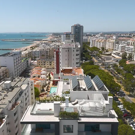 Terracos De -luxury Duplex Penthouse 3br View, 50m From Apartment Quarteira